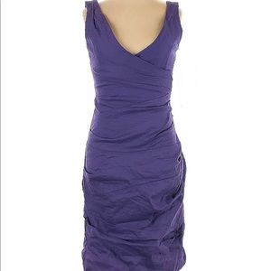 Nicole Miller purple cocktail dress